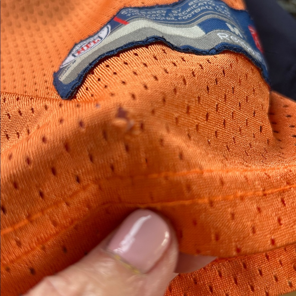 NFL Equipment OnField by Reebok Denver Broncos #18 Peyton Manning Jersey. Youth - Picture 15 of 15